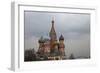 The Coloured Domes of St Basils Cathedral, Moscow, Russia-Richard Bryant-Framed Photo