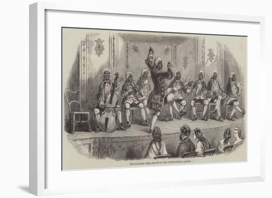 The Coloured Opera Troupe at the Oxford-Street Gallery-null-Framed Giclee Print