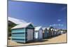 The Colourful Brighton Bathing Boxes Located on Middle Brighton Beach, Brighton, Melbourne-Cahir Davitt-Mounted Photographic Print