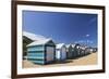 The Colourful Brighton Bathing Boxes Located on Middle Brighton Beach, Brighton, Melbourne-Cahir Davitt-Framed Photographic Print