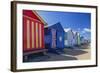 The Colourful Brighton Bathing Boxes Located on Middle Brighton Beach, Brighton, Melbourne-Cahir Davitt-Framed Photographic Print