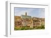 The colourful buildings in Ventimiglia, Liguria, Italy-Chris Mouyiaris-Framed Photographic Print