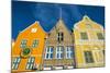 The Colourful Dutch Houses at Sint Annabaai, UNESCO Site, Curacao, ABC Island, Netherlands Antilles-Michael Runkel-Mounted Photographic Print