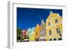 The Colourful Dutch Houses at Sint Annabaai, UNESCO Site, Curacao, ABC Island, Netherlands Antilles-Michael Runkel-Framed Photographic Print