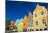 The Colourful Dutch Houses at Sint Annabaai, UNESCO Site, Curacao, ABC Island, Netherlands Antilles-Michael Runkel-Mounted Photographic Print