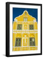 The Colourful Dutch Houses at Sint Annabaai, UNESCO Site, Curacao, ABC Island, Netherlands Antilles-Michael Runkel-Framed Photographic Print