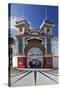 The Colourful Entrance to Luna Park, Saint Kilda, Melbourne, Victoria, Australia.-Cahir Davitt-Stretched Canvas