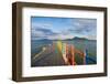 The colourful jetty at Bunaken Island-Robert Francis-Framed Photographic Print