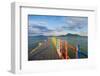 The colourful jetty at Bunaken Island-Robert Francis-Framed Photographic Print