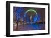 The Colourful London Eye-null-Framed Art Print