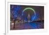 The Colourful London Eye-null-Framed Art Print