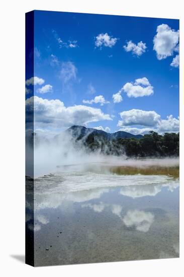 The Colourful Multi Hued Champagne Pool, Wai-O-Tapu Thermal Wonderland, Waiotapu-Michael Runkel-Stretched Canvas