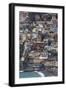 The Colourful Town of Positano Perched-Martin Child-Framed Photographic Print