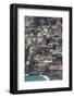 The Colourful Town of Positano Perched-Martin Child-Framed Photographic Print