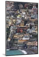 The Colourful Town of Positano Perched-Martin Child-Mounted Photographic Print