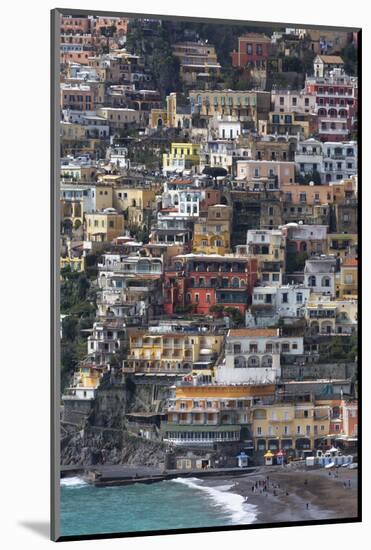 The Colourful Town of Positano Perched-Martin Child-Mounted Photographic Print