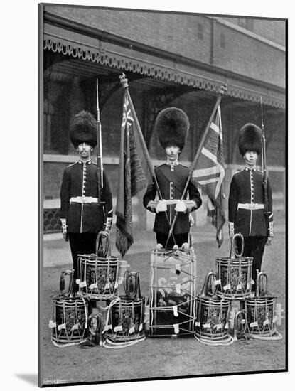 The Colours and Drums of the 2nd Grenadier Guards, 1896-J Thomson-Mounted Giclee Print