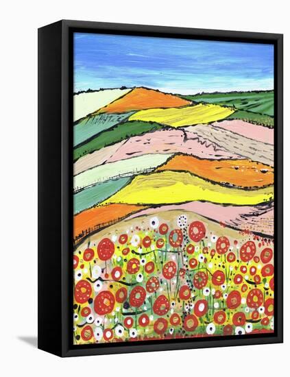 The Colours of Spring-Caroline Duncan-Framed Stretched Canvas