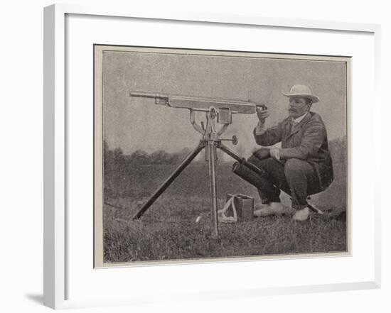 The Colt Automatic Gun-null-Framed Giclee Print