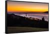 The Columbia River & Astoria, Oregon, USA-Mark A Johnson-Framed Stretched Canvas