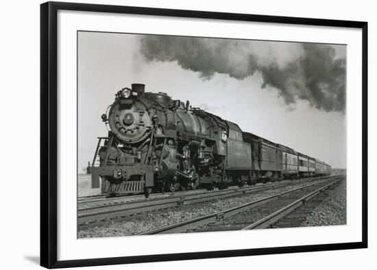 The 'Columbian' of the Baltimore and Ohio Railroad on its Fast Run from New York to Washington D.C.-null-Framed Photographic Print