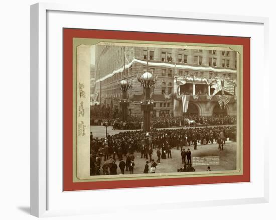 The Columbian Parade. Oct. 20Th-John C. H. Grabill-Framed Giclee Print