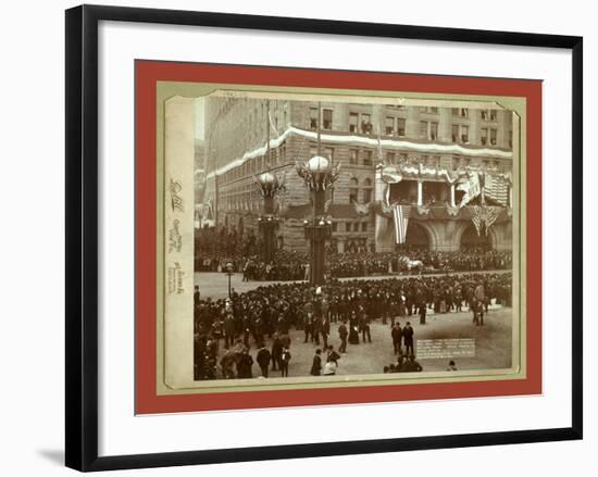 The Columbian Parade. Oct. 20Th-John C. H. Grabill-Framed Giclee Print