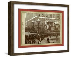 The Columbian Parade. Oct. 20Th-John C. H. Grabill-Framed Giclee Print