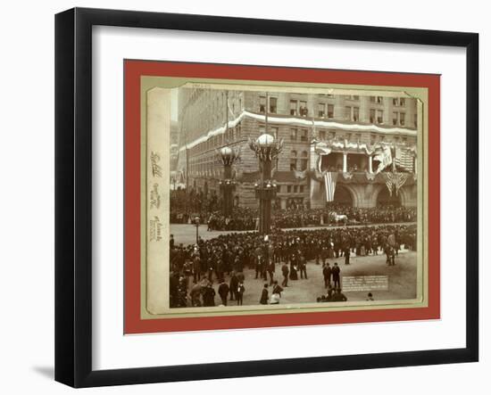 The Columbian Parade. Oct. 20Th-John C. H. Grabill-Framed Giclee Print