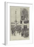 The Columbus Celebrations at Palos, Spain-null-Framed Giclee Print