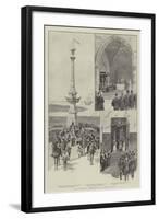 The Columbus Celebrations at Palos, Spain-null-Framed Giclee Print