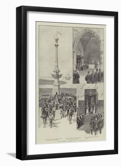 The Columbus Celebrations at Palos, Spain-null-Framed Giclee Print