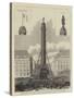The Column in the Place Vendome, Paris, Destroyed by Order of the Commune-null-Stretched Canvas