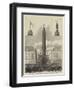 The Column in the Place Vendome, Paris, Destroyed by Order of the Commune-null-Framed Giclee Print