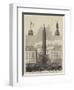 The Column in the Place Vendome, Paris, Destroyed by Order of the Commune-null-Framed Giclee Print