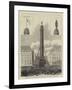 The Column in the Place Vendome, Paris, Destroyed by Order of the Commune-null-Framed Giclee Print