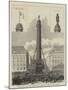The Column in the Place Vendome, Paris, Destroyed by Order of the Commune-null-Mounted Giclee Print