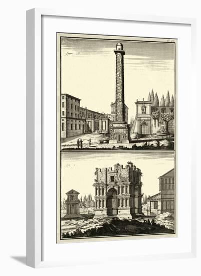 The Column of Trajan-Denis Diderot-Framed Art Print