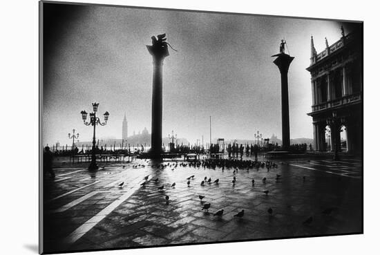 The Columns of St Mark and St Theodore, Piazzetta San Marco-Simon Marsden-Mounted Giclee Print