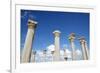 The Columns of the Central Basilica, Apollonia, Libya, North Africa, Africa-Oliviero Olivieri-Framed Photographic Print