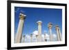 The Columns of the Central Basilica, Apollonia, Libya, North Africa, Africa-Oliviero Olivieri-Framed Photographic Print