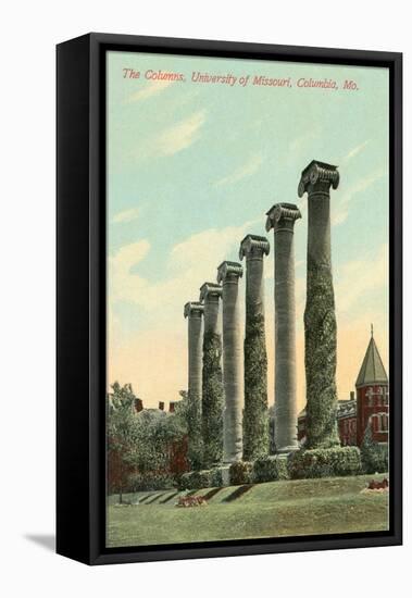 The Columns, University of Missouri-null-Framed Stretched Canvas