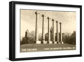 The Columns, University of Missouri-null-Framed Art Print