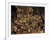 The Combat Between Carnival and Lent, C. 1560-Pieter Brueghel the Younger-Framed Giclee Print