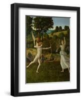 The Combat of Love and Chastity, Between 1475 and 1500-Gherardo di Giovanni del Fora-Framed Premium Giclee Print