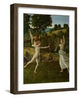 The Combat of Love and Chastity, Between 1475 and 1500-Gherardo di Giovanni del Fora-Framed Giclee Print