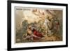 The Combat of Mars and Minerva-Jacques Louis David-Framed Giclee Print