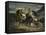 The Combat of the Giaour and Hassan, 1826-Eugene Delacroix-Framed Stretched Canvas