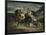 The Combat of the Giaour and Hassan, 1826-Eugene Delacroix-Framed Premium Giclee Print