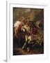 The Combat of the Giaour and the Pasha-Eugene Delacroix-Framed Giclee Print